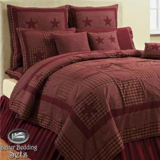   Country Star Twin Queen King Size Quilt Cotton Bedroom Bedding Bed Set