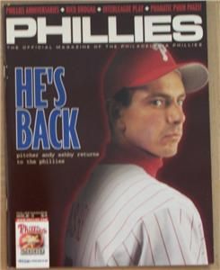 2000 phillies magazine issue 3 andy ashby