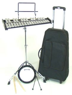30 Note G C bell set with notes on the bars Tunable 8 practice pad 