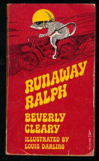 Runaway Ralph Bevery Cleary Louis Darling PB 1974
