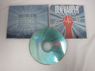 CD Promo Single Ben Harper Rock N Roll Is Free DJ USA Collectible