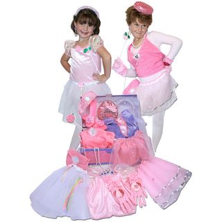 Dress Up Girls Clothes Princess Costumes Play Set +Trunk ~ 16401150042 