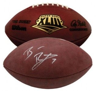 Ben Roethlisberger Autographed Football Pittsburgh Steelers Mounted 