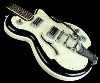 DiPinto Belvedere Electric Guitar Semi Hollowbody Black/White
