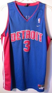 Detroit Pistons Ben Wallace #3 Jersey Nike XL NBA Basketball