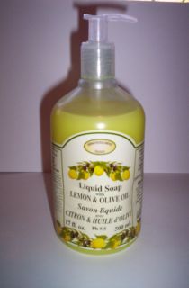 Saponificio Fratelli Risso Lemon Olive Oil 1 Jumbo Liquid Soap 17 FL 