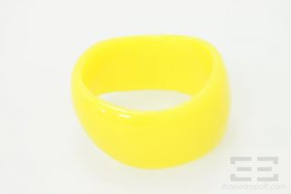 Ben Amun 4pc Yellow Blue Orange Resin Bangle Bracelet Set