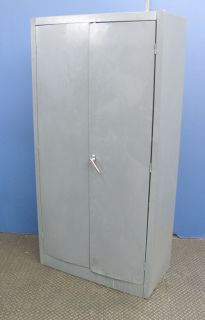 map edsal heavy duty bi fold 2 door storage cabinet
