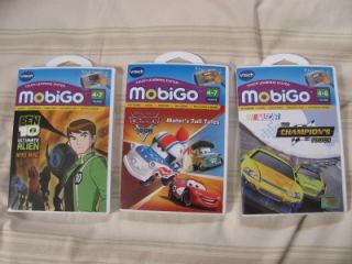mobigo games ben 10 cars nascar in cases lot of 3