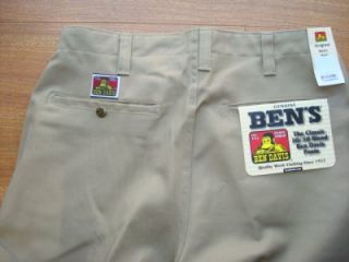 Ben Davis Quality Work Wear Pant Twill Khaki Men New 46