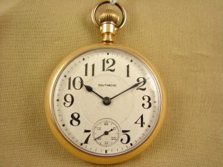 Minty 1923 Southbend Gold Filled Vintage Pocket Watch