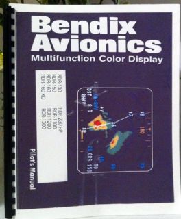 Bendix Rdr 130 150 160 230 1100 1200 Pilots Manual Multifunction 