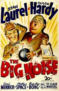 Laurel Hardy Poster The Big Noise 1 Sheet