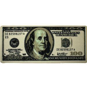 New Big Money Area Rug $100 Dollar Bill Runner Hundred Benjamin 