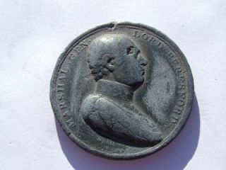   WAR MEDAL COMMEMORATE BATTLE OF ALBUERA 1811 WITH BUST LORD BERESFORD
