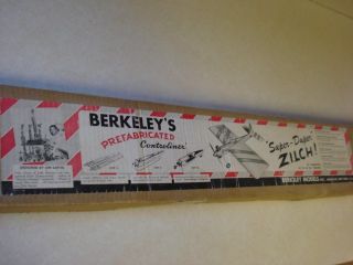 Berkeley Super Duper Zilch Radio Controlled Flying Model Airplane Kit 