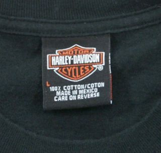 Harley Davidson T Shirt L Black Berlin Germany Korso Large Logo