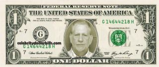 Bernard Ebbers Mug Shot Celebrity Dollar Bill Uncirculated Mint US 