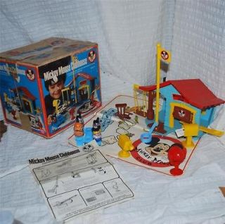 VINTAGE WEEBLES little people PLAYSET MICKEY MOUSE CLUB HOUSE w/ BOX