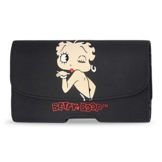 BETTY BOOP LEATHER POUCH HOLSTER fits iPHONE 4 4S OTTERBOX COMMUTER 