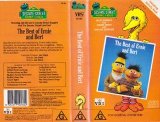 Sesame Street The Best of Ernie and Bert Video VHS PAL