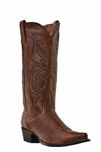 New Dan Post Mens Bexar Cowboy Rust Saddle Leather Boots 11 5 EW 