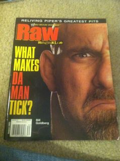 Bill Goldberg WWF Raw Magazine August 2003 wrestling WWE WCW Stacy 