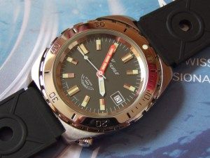 Squale New NOS Divers Watch 1553 – 020 Swiss Vintage Dive Watch