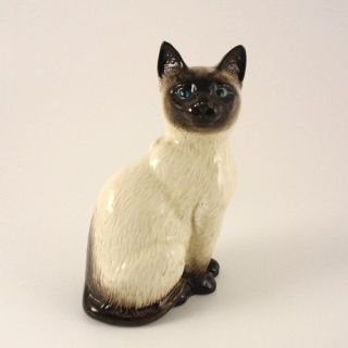 Vintage Beswick Siamese Cat Figurine 1887 Sitting