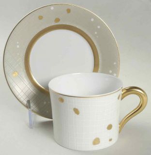 manufacturer bernardaud pattern rendez vous piece cup saucer size 2 3 