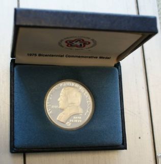 1975 Paul Revere Silver Bicentennial Proof Coin Medal