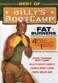 Billy Blanks Tae Bo Cardio Kickboxing Best Ever Fat Burners 4 Workouts 