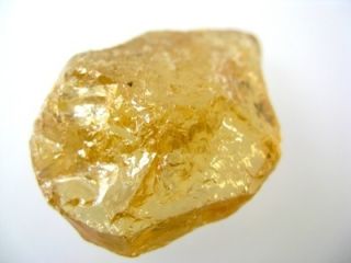 yellow beryl rough crystal