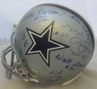 Bob Hayes 7 Autographed Signed Dallas Cowboys Full Size Helmet w JSA 