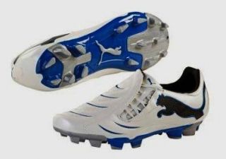   PWR C Powercat 3 10 FG White Soccer Cleats Football Boots Youth