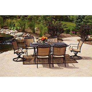   piece outdoor patio dining set home garden furniture chairs table new