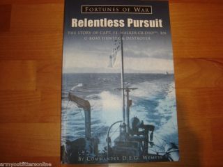 WW2 British RN Navy Submarine Hunter Biography Ref Book