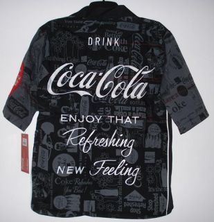SIZE S AUTHENTIC COCA COLA RACING EMBROIDERED PIT CREW SHIRT S