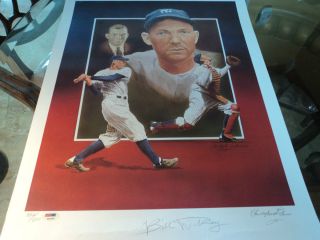 BILL DICKEY & CHRISTOPHER PALUSO    SIGNED 18X24 LE 332/800    PSA DNA 