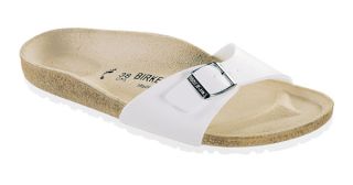 Birkenstock Madrid White Birkoflor Sandals Regular New All Sizes 