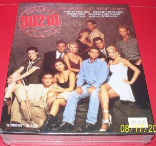 FACTORY SEALED BEVERLY HILLS 90210 CD ROM CD ROM (1995) FOR PC FREE 