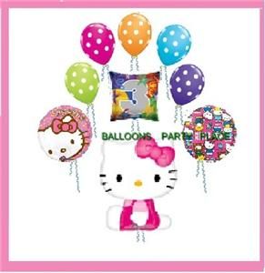 Hello Kitty 3rd Third Birthday Balloons Party Supplies