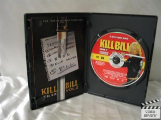 Kill Bill Vol 2 DVD 2004 Anamorphic Widescreen 786936245783