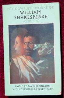    Works of William Shakespeare volume IV edited by David Bevington