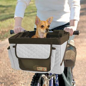 Snoozer Pet Bicycle Basket Comfortable Safe Travel on Your Bike