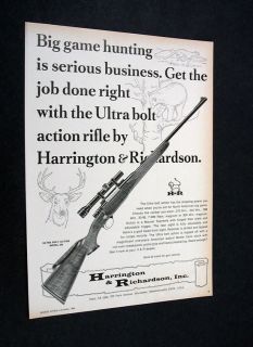 Harrington & Richardson Ultra Bolt 300 rifle Ad