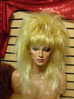 BIANCA MEET BUNNY DRAG wig blonde spikey look long and cool of a look