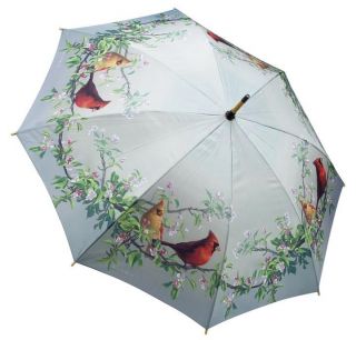 Galleria Enterprises Cardinal Bird Folding Umbrella