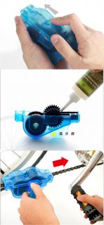 Cycling Bicycle Chain Cleaner Machine Bike Lubricant Tool Kit Tools 