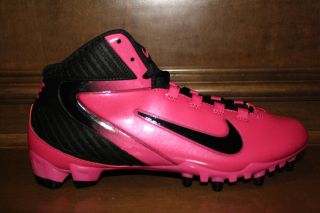 New Mens Nike Alpha Speed TD 3 4 Football Cleats Black Pink